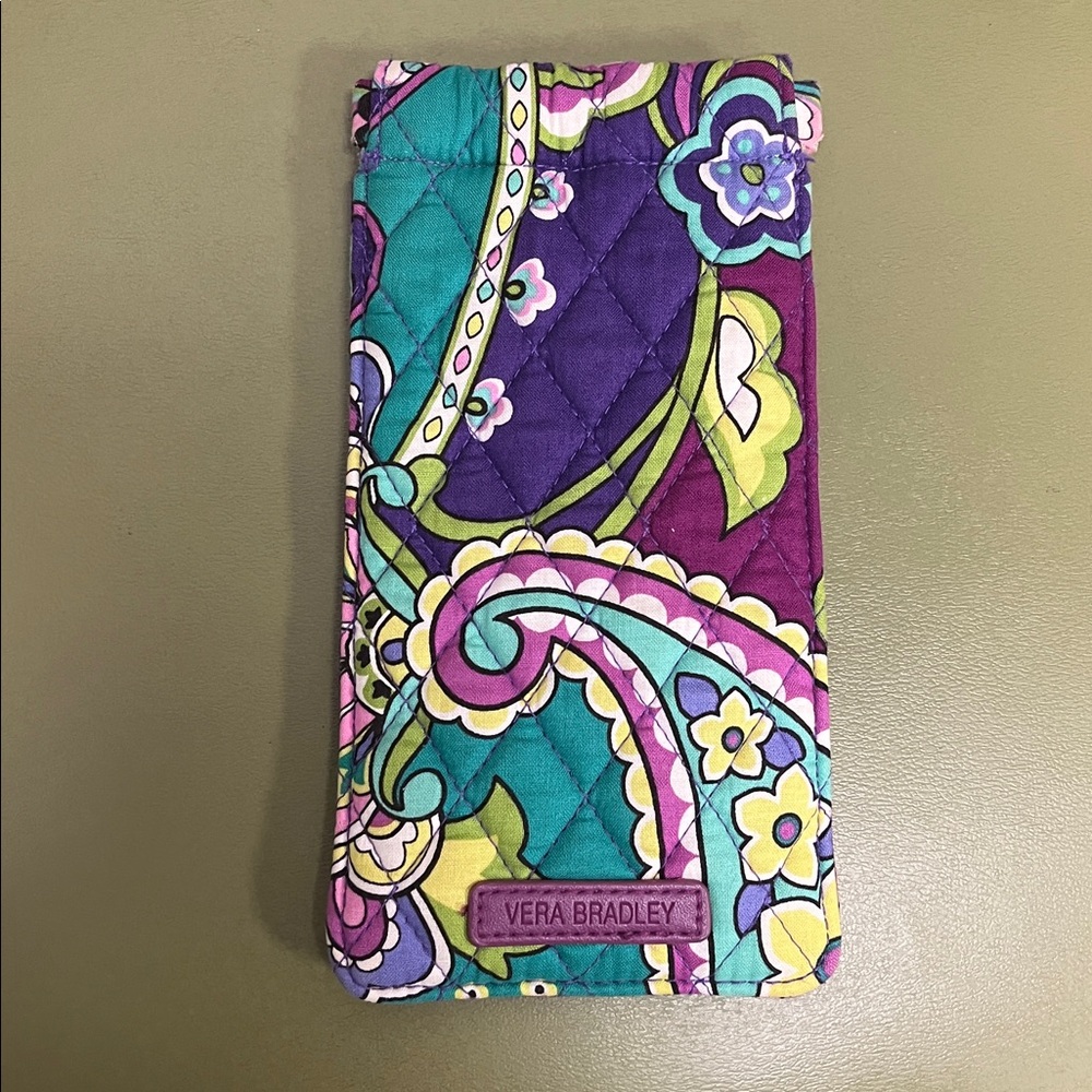 Vera Bradley Floral Quilted Glasses Sleeve